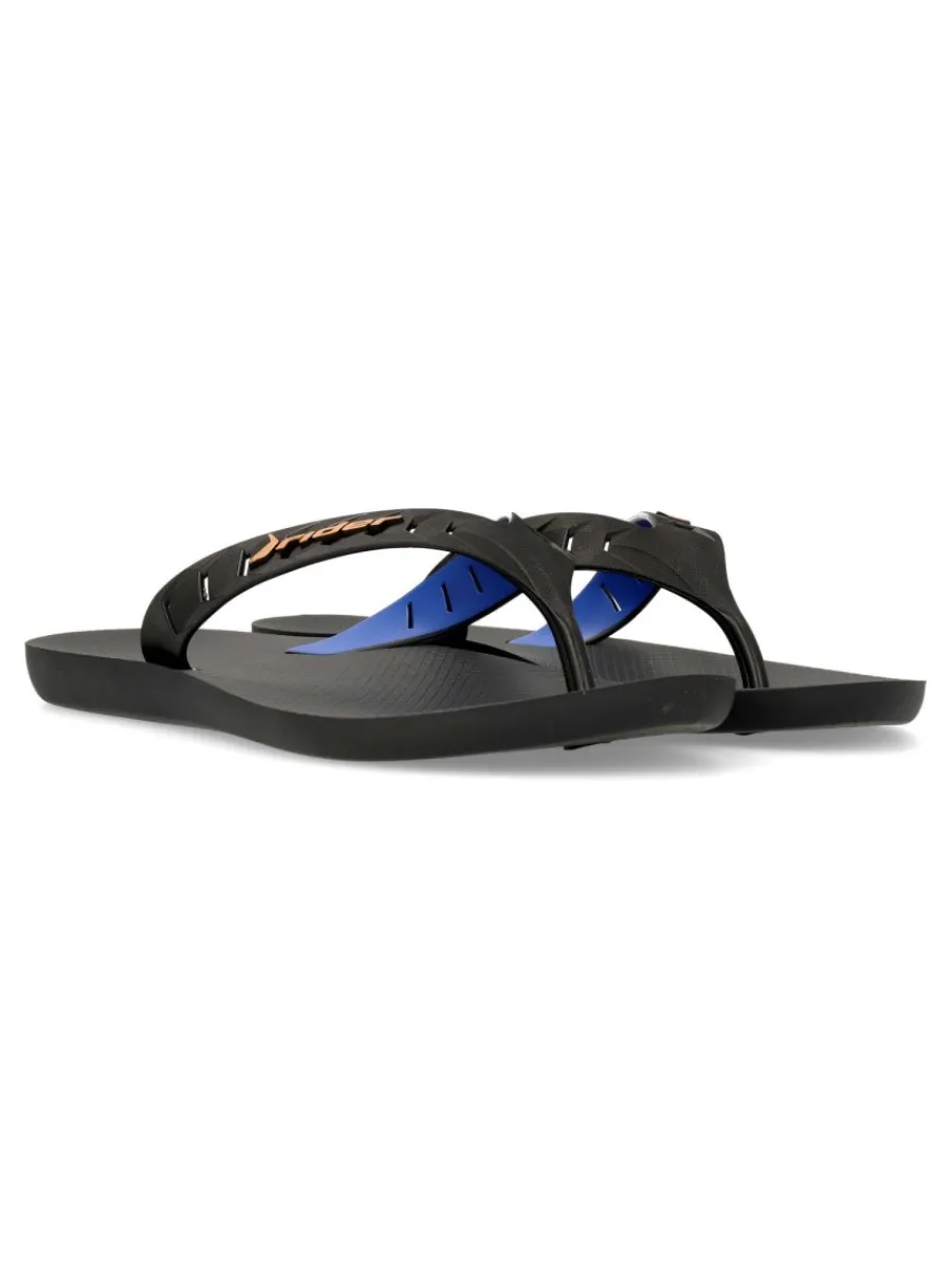 Sale RIDER Chancla de playa dedo negra hombre