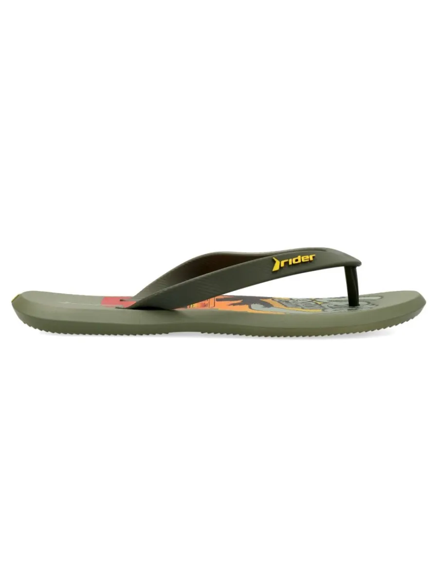 Clearance RIDER Chancla de playa estampada hombre