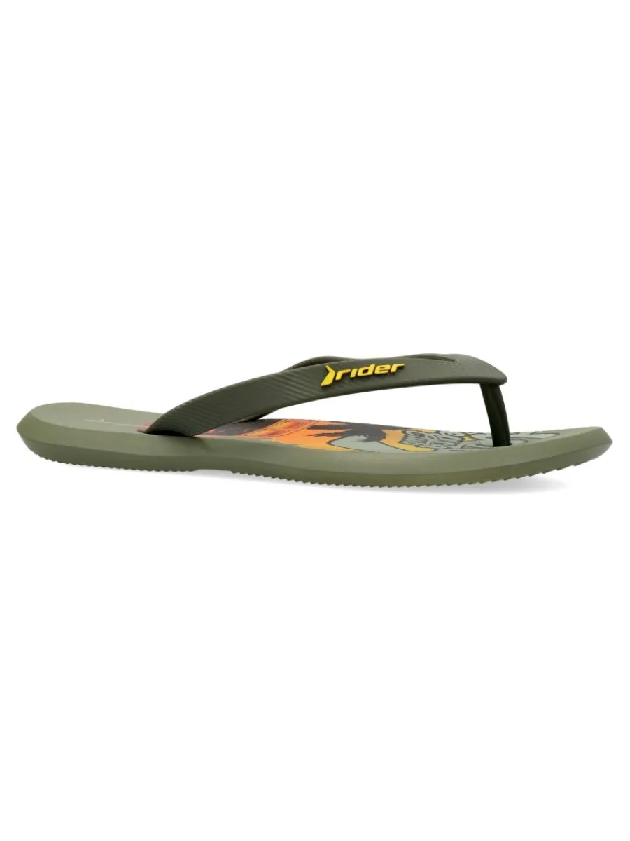 Clearance RIDER Chancla de playa estampada hombre