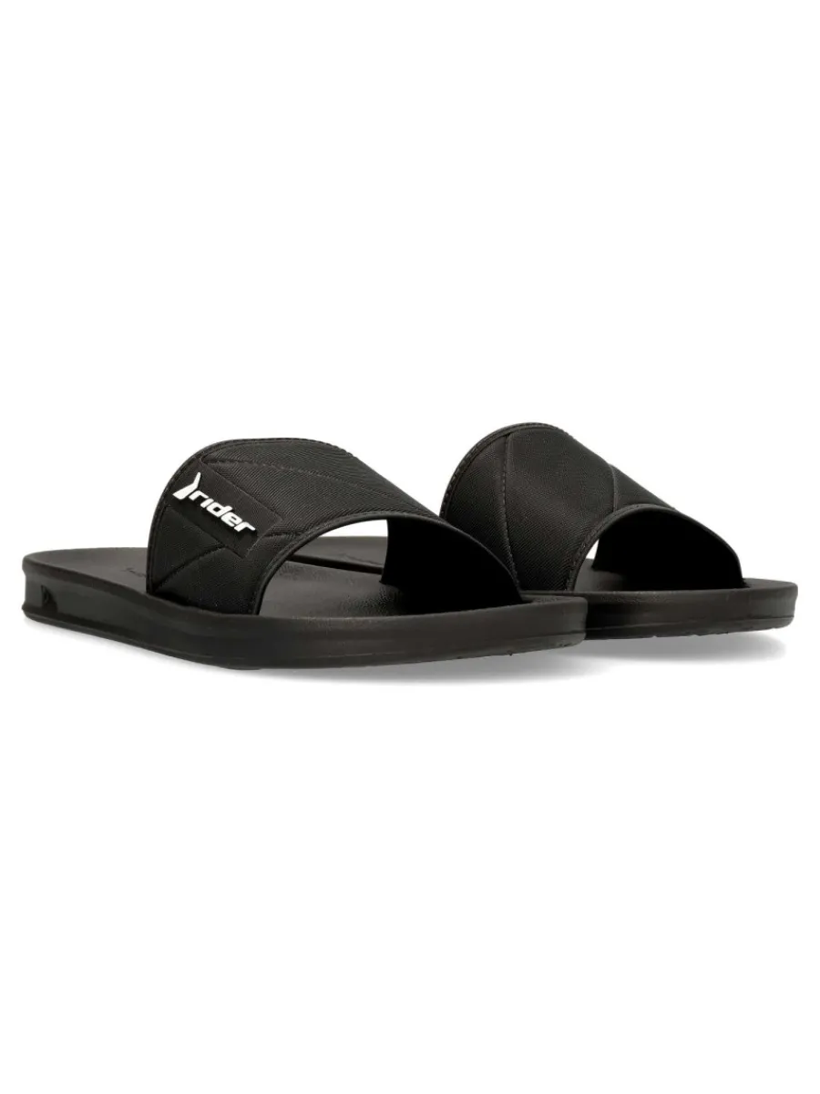 New RIDER Chancla de playa y piscina negra
