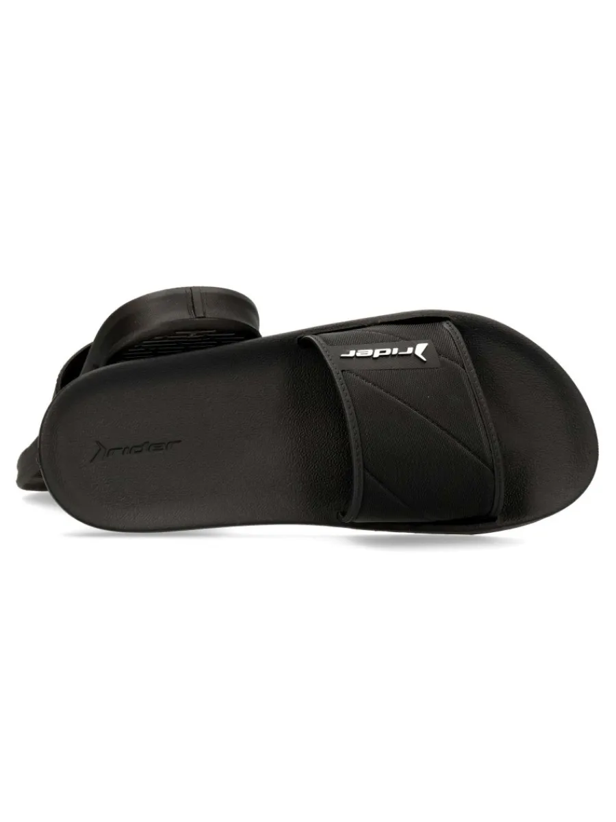 New RIDER Chancla de playa y piscina negra