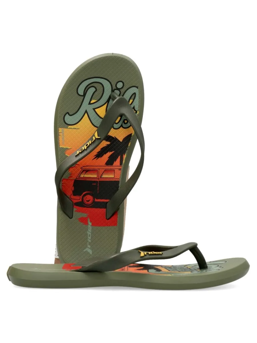 Clearance RIDER Chancla estampada niño Energy II