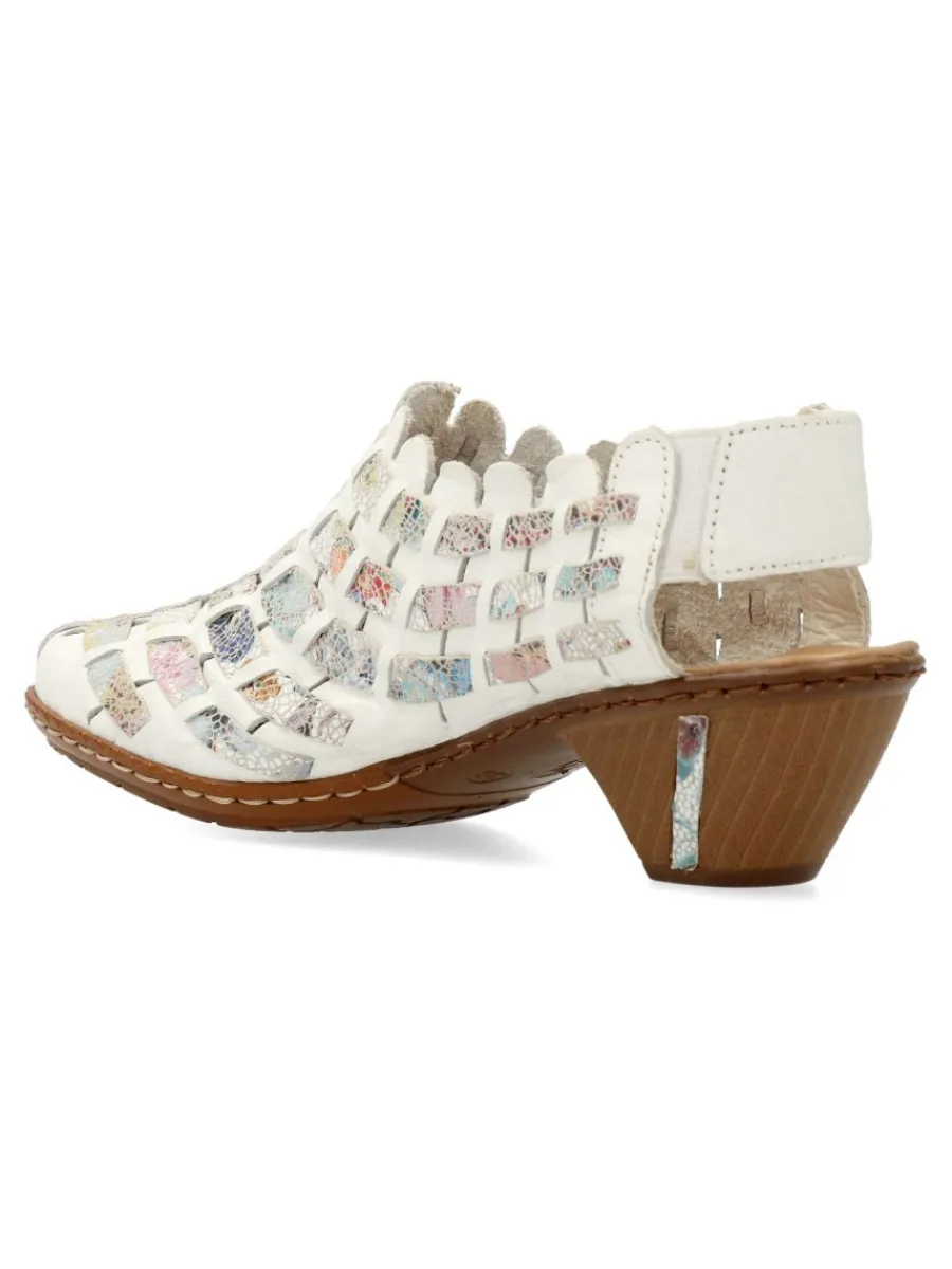 New RIEKER Zapato confort tiras cruzadas mujer