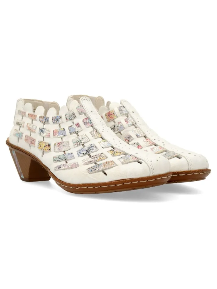 New RIEKER Zapato confort tiras cruzadas mujer