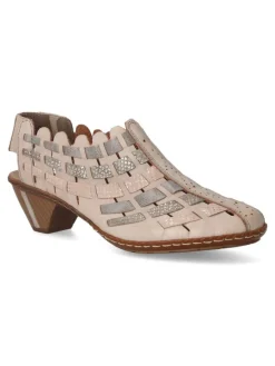 Hot RIEKER Zapato piel cómoda tacón mujer