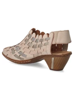 Hot RIEKER Zapato piel cómoda tacón mujer