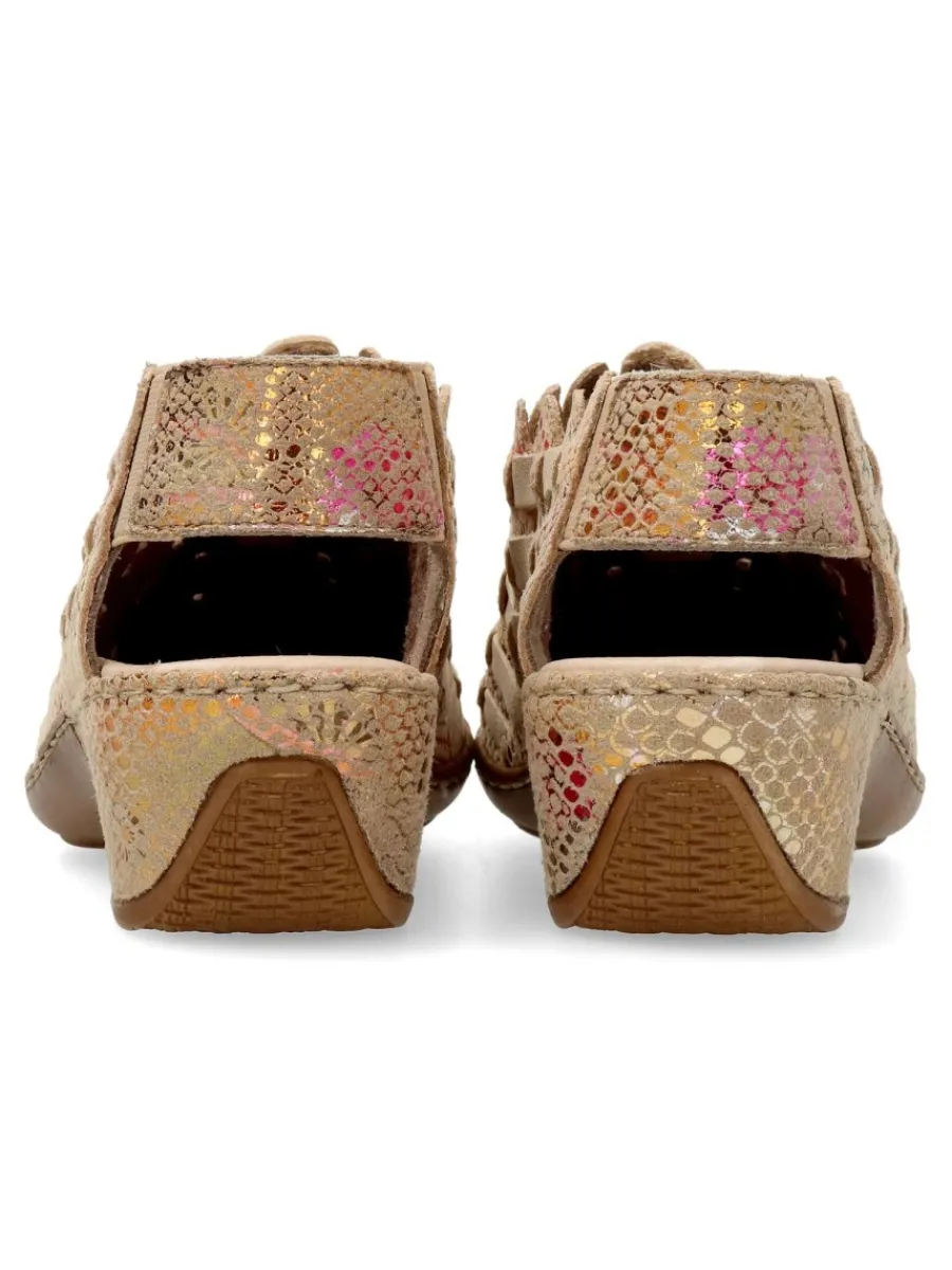 Online RIEKER Zapato piel confort tiras cruzadas