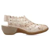 Fashion RIEKER Zapato piel tiras confort mujer