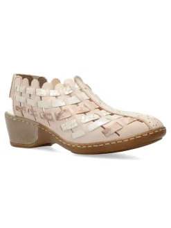 Fashion RIEKER Zapato piel tiras confort mujer