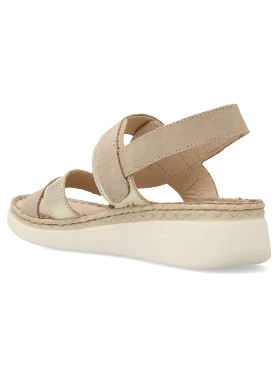 Fashion RIPOSELLA Sandalia piel confort tiras Laura