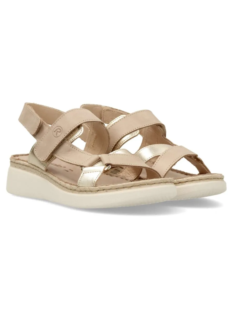 Fashion RIPOSELLA Sandalia piel confort tiras Laura