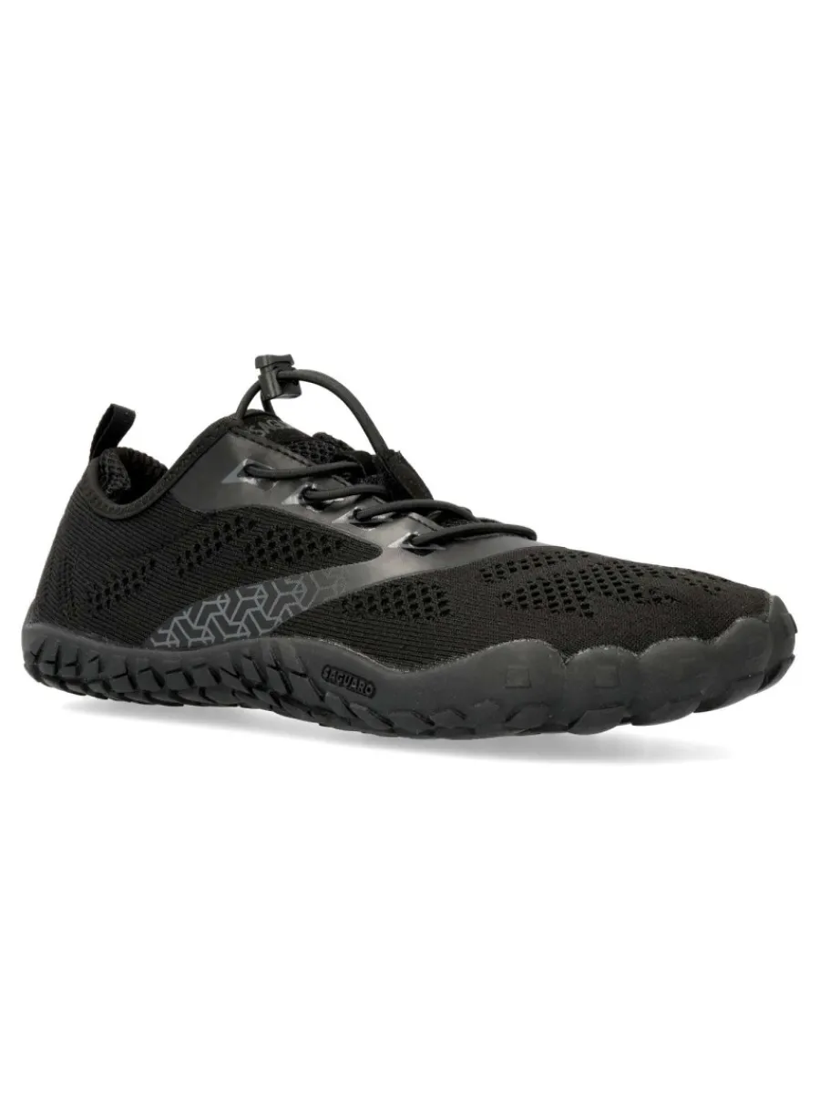 Clearance SAGUARO Zapatilla minimalista barefoot negra confort