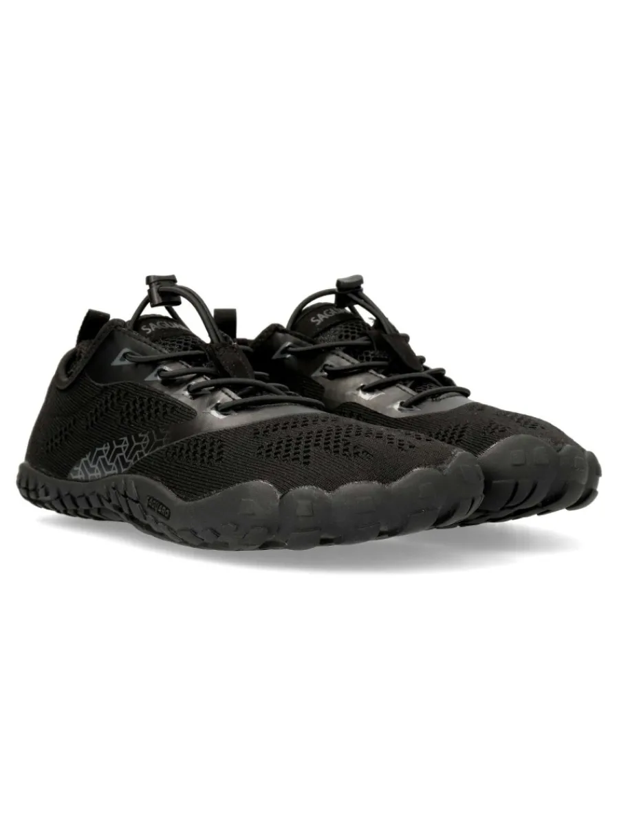 Clearance SAGUARO Zapatilla minimalista barefoot negra confort