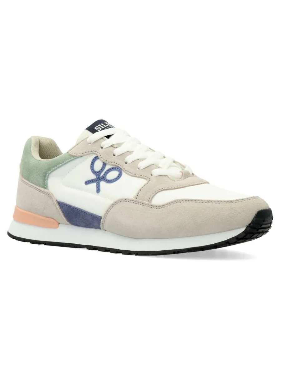 Best SILBON Zapatilla running style retro hombre