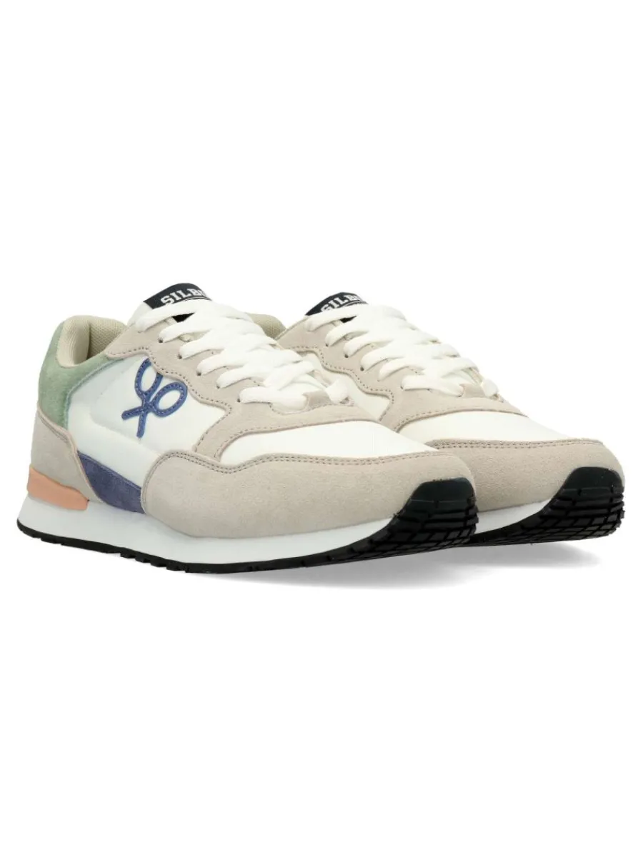 Best SILBON Zapatilla running style retro hombre