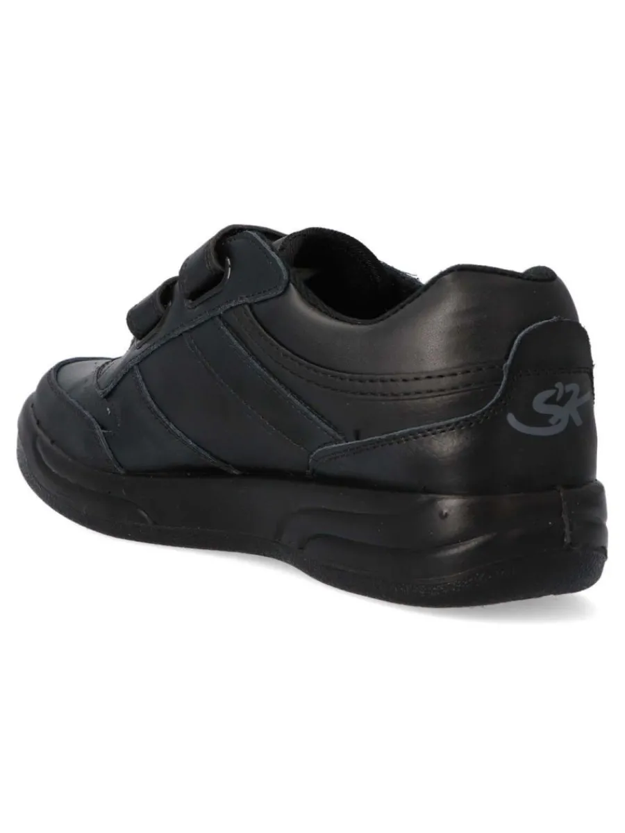 Hot SKATER Deportivo casual velcro hombre SKT FD219 NEGRO