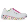 Fashion SKECHERS Deportivo casual cómodo mujer SKE 314976L BLANCO