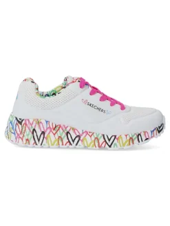 Fashion SKECHERS Deportivo casual cómodo mujer SKE 314976L BLANCO