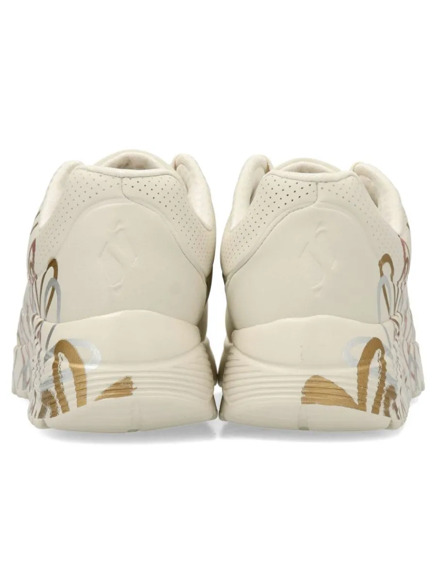 Fashion SKECHERS Deportivo casual Uno Lite - Metallic Love
