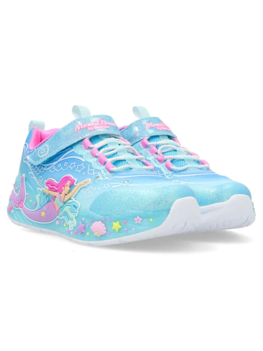 Clearance SKECHERS Deportivo luces Sirenita Mermaid Dreams