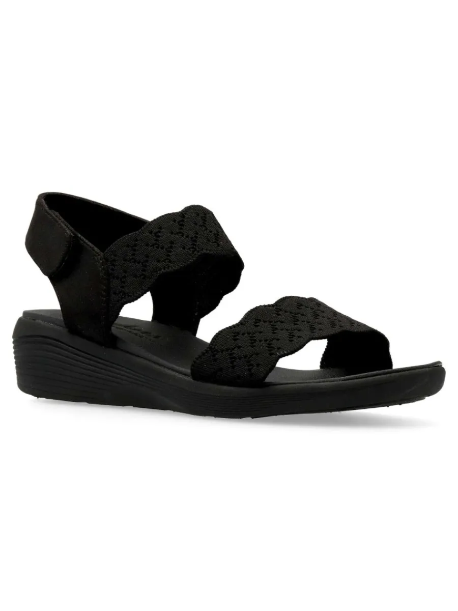 Outlet SKECHERS Sandalia negra Arya - On The Rise