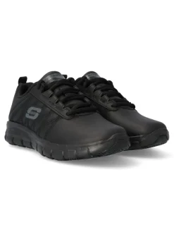 Discount SKECHERS Zapato antideslizante mujer SKE 76576 NEGRO