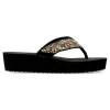 Hot SLOOK Sandalia confort cuña baja mujer