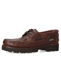 Hot SNIPE Náutico ligero piel hombre SNI 21290 MARRON