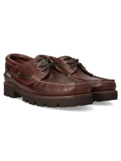 Hot SNIPE Náutico ligero piel hombre SNI 21290 MARRON