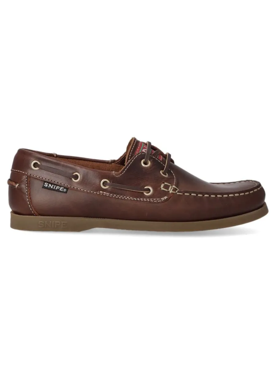 Hot SNIPE Zapato náutico piel hombre SNI 22310 CUERO