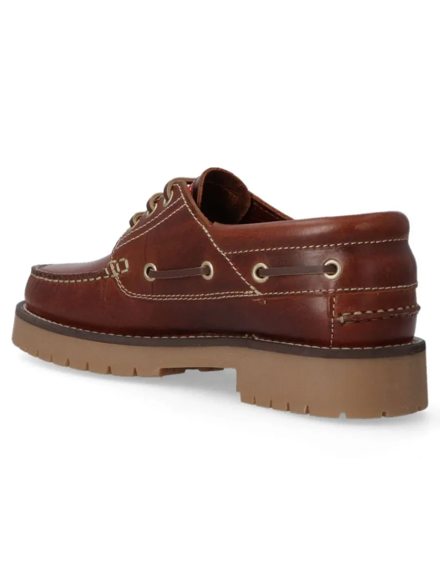 Clearance SNIPE Zapato náutico piel hombre SNI 21201 CUERO