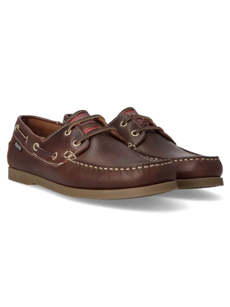 Hot SNIPE Zapato náutico piel hombre SNI 22310 CUERO