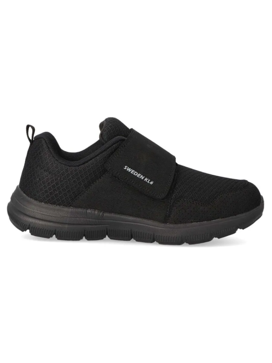 Hot SWEDEN KLE Zapatilla deportiva velcro hombre KLE 312391 NEGRO