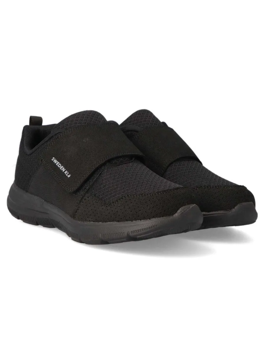Hot SWEDEN KLE Zapatilla deportiva velcro hombre KLE 312391 NEGRO