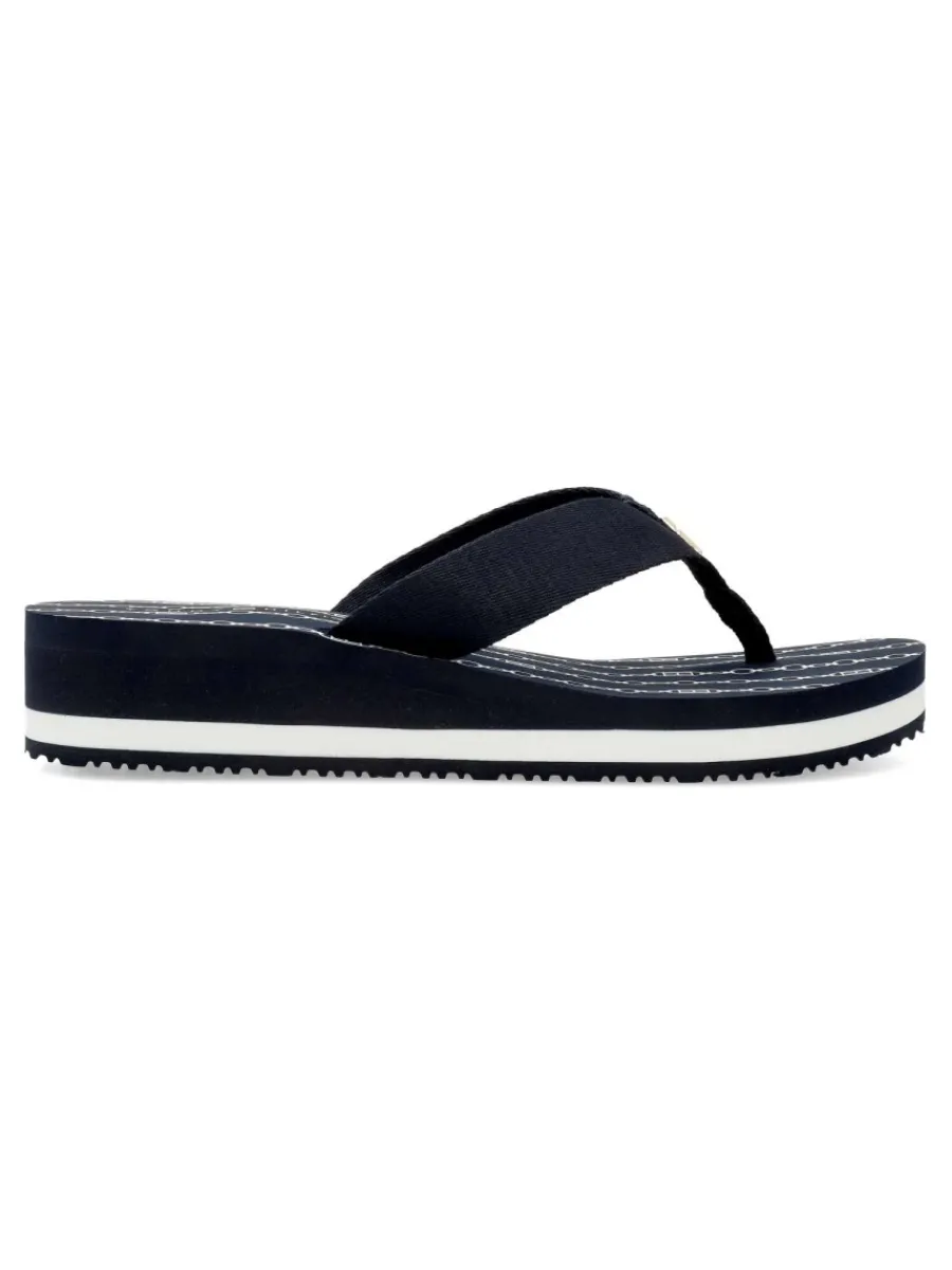 Discount TOMMY HILFIGER Chancla IM TH Chainprint Midwedge Sandal