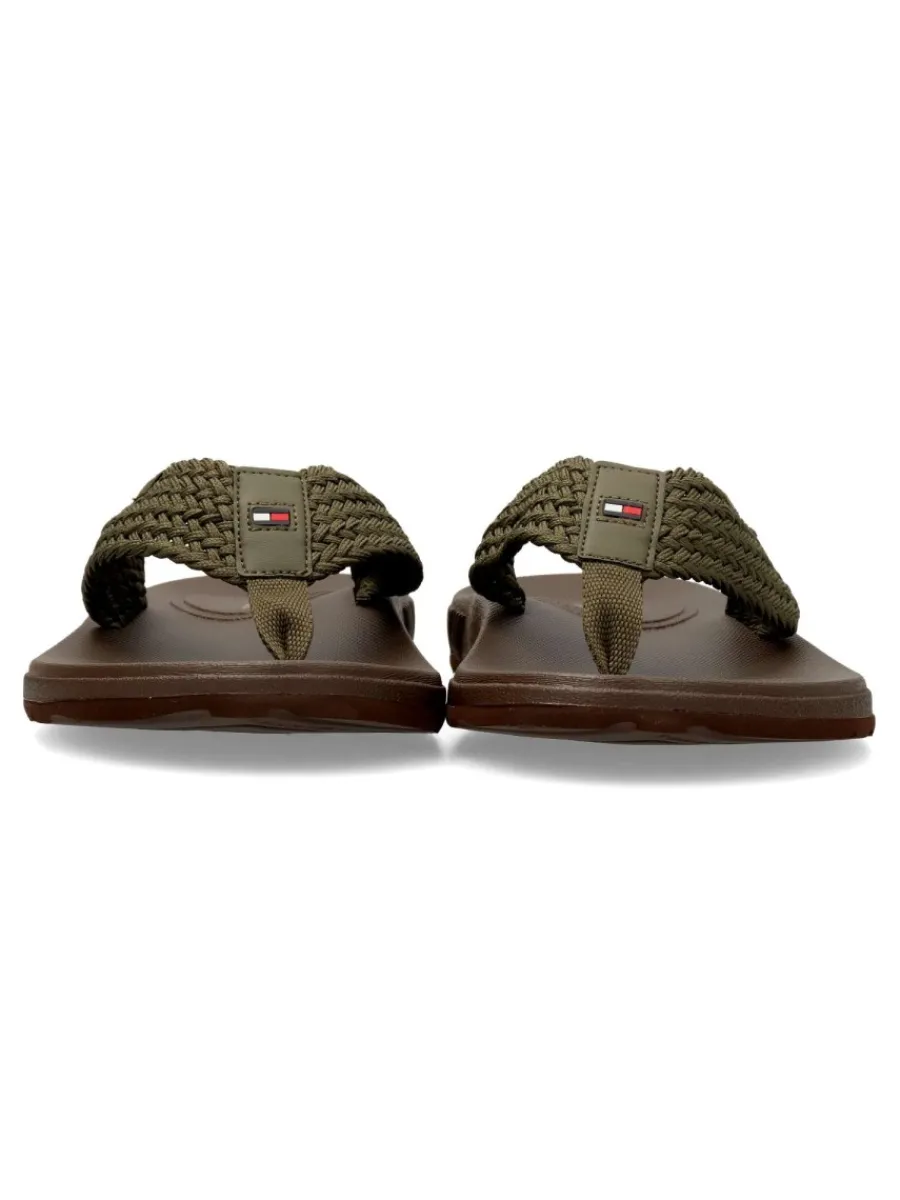 Outlet TOMMY HILFIGER Chancla Molded Hilfiger Web Beach Sandal