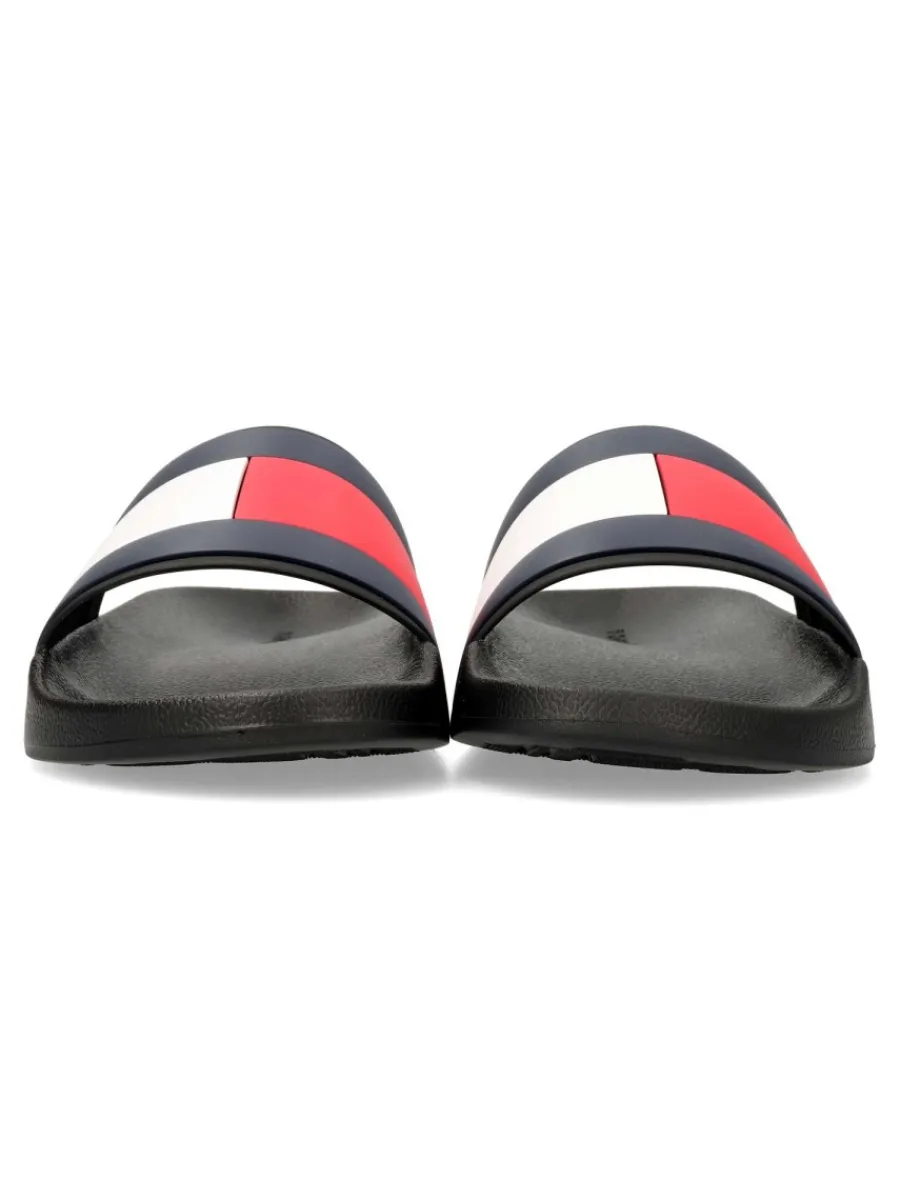 Sale TOMMY HILFIGER Chancla pala Rubber TH Flag Pool Slide