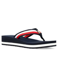 Outlet TOMMY HILFIGER Chancla TH Corp Mid Wedge Beach Sandal