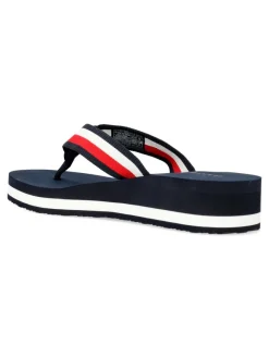 Outlet TOMMY HILFIGER Chancla TH Corp Mid Wedge Beach Sandal