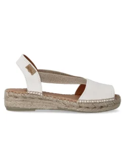 New TONI PONS Sandalia alpargata piel mujer TON ETNA BLANCO