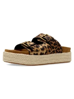 Best VANESSA CALZADOS VANESSA Alpargata bio plataforma print leopardo