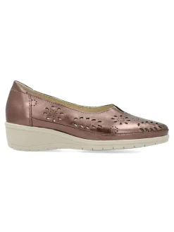 Outlet VANESSA CALZADOS VANESSA Mocasín piel confort cuña mujer