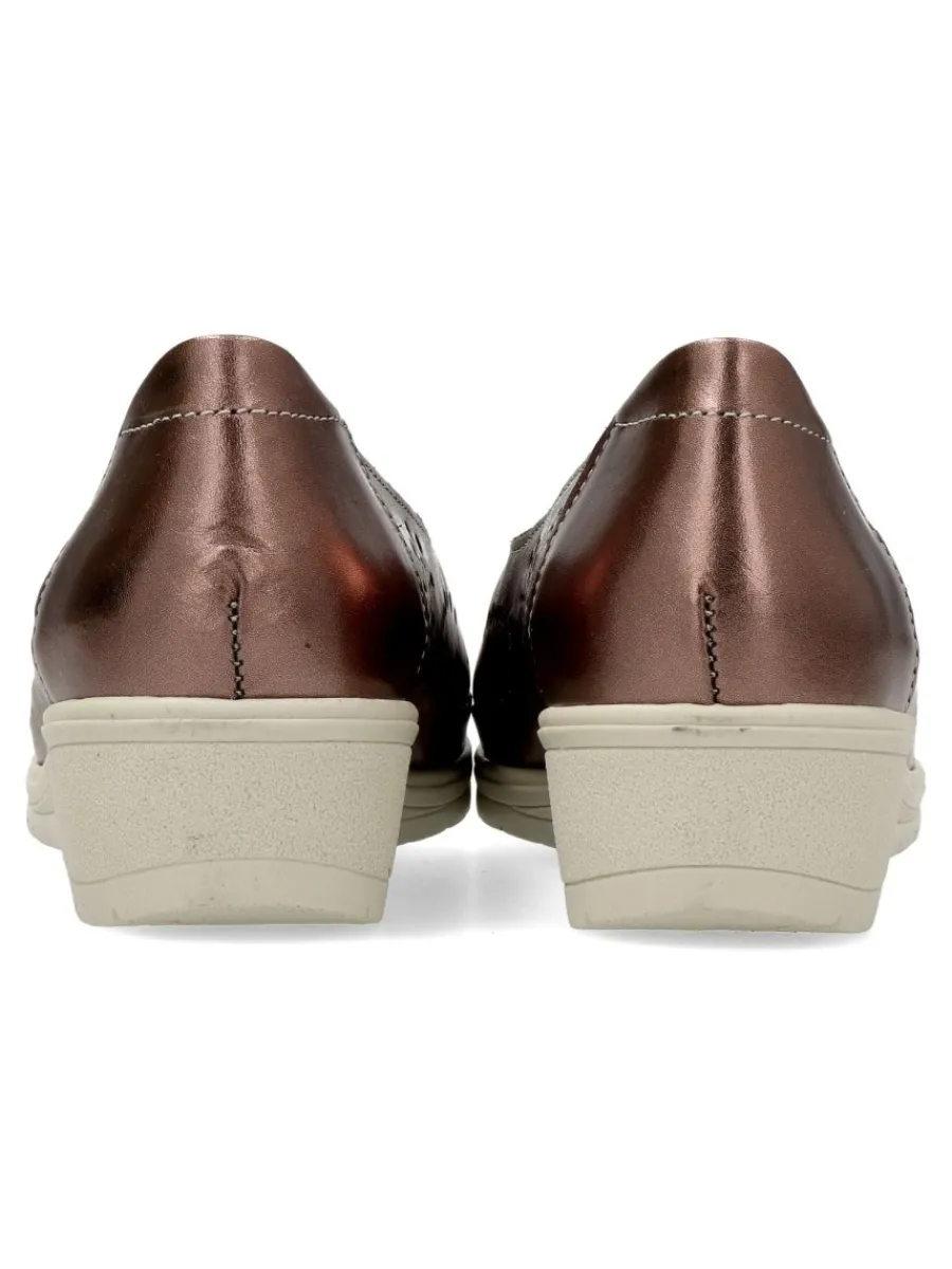 Outlet VANESSA CALZADOS VANESSA Mocasín piel confort cuña mujer