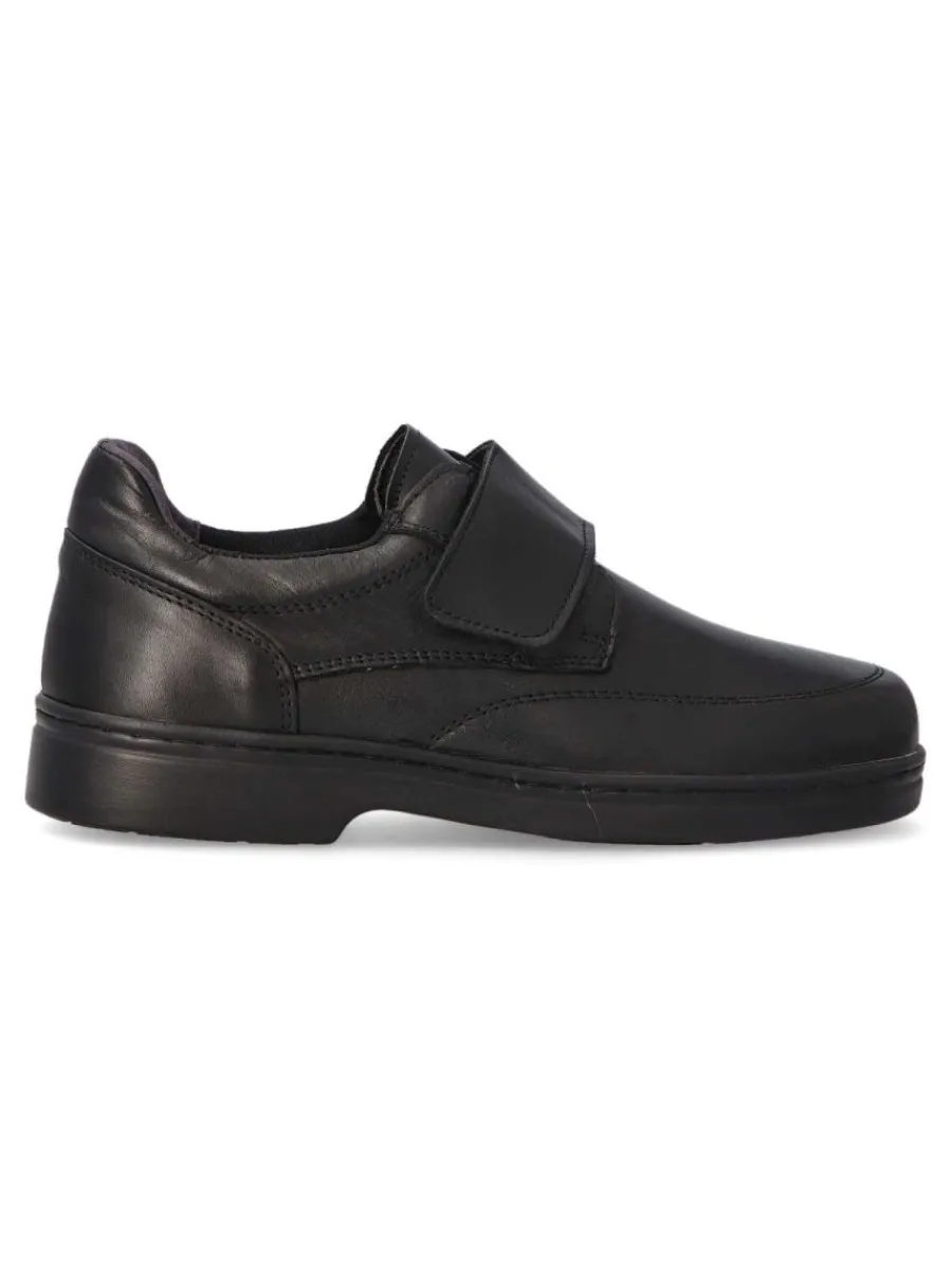Sale VANESSA CALZADOS VANESSA Mocasín piel velcro hombre SAK 4759.1 NEGRO