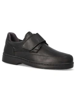 Sale VANESSA CALZADOS VANESSA Mocasín piel velcro hombre SAK 4759.1 NEGRO