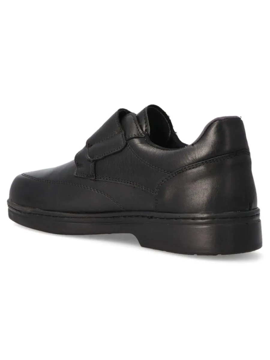 Sale VANESSA CALZADOS VANESSA Mocasín piel velcro hombre SAK 4759.1 NEGRO