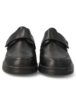 Sale VANESSA CALZADOS VANESSA Mocasín piel velcro hombre SAK 4759.1 NEGRO