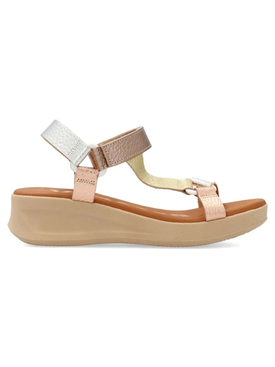 Best VANESSA CALZADOS VANESSA Sandalia casual piel multi metalizada