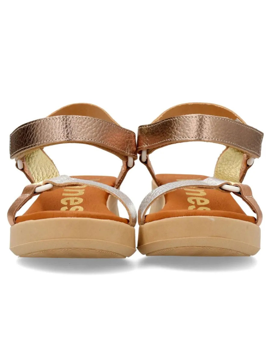 Best VANESSA CALZADOS VANESSA Sandalia casual piel multi metalizada