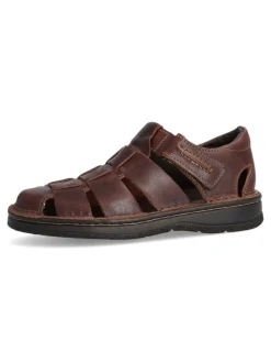 Best VANESSA CALZADOS VANESSA Sandalia cerrada cómoda hombre SAK 2828 MARRON